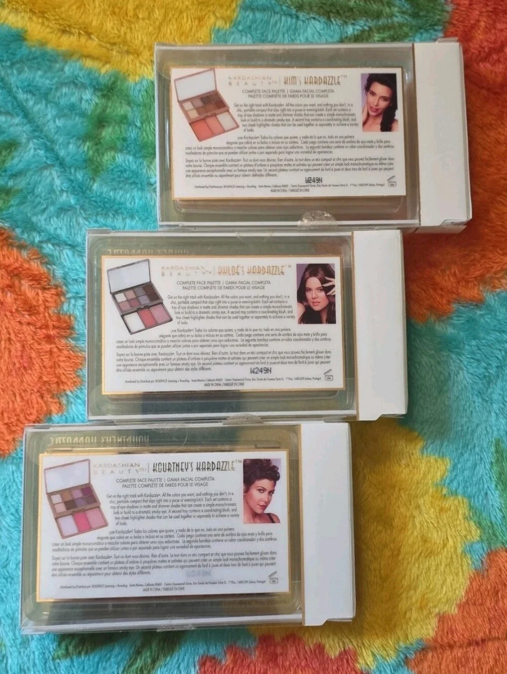 Kardashian Beauty Face Eye Palette Lot Of 3 Khloe Kim Kourtney Kardazzle NIB